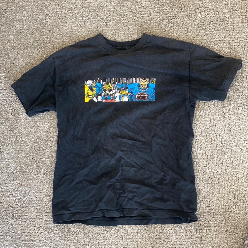 Graphic Hockey Tee Large